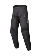 Alpinestars 2025 Youth Racer Graphite broek, motorcrossbroek in zwart en grijs, off-road kleding voor de jeugd met versterkte knieën en subtiele grijze logo's, duurzaam ergonomisch ontwerp