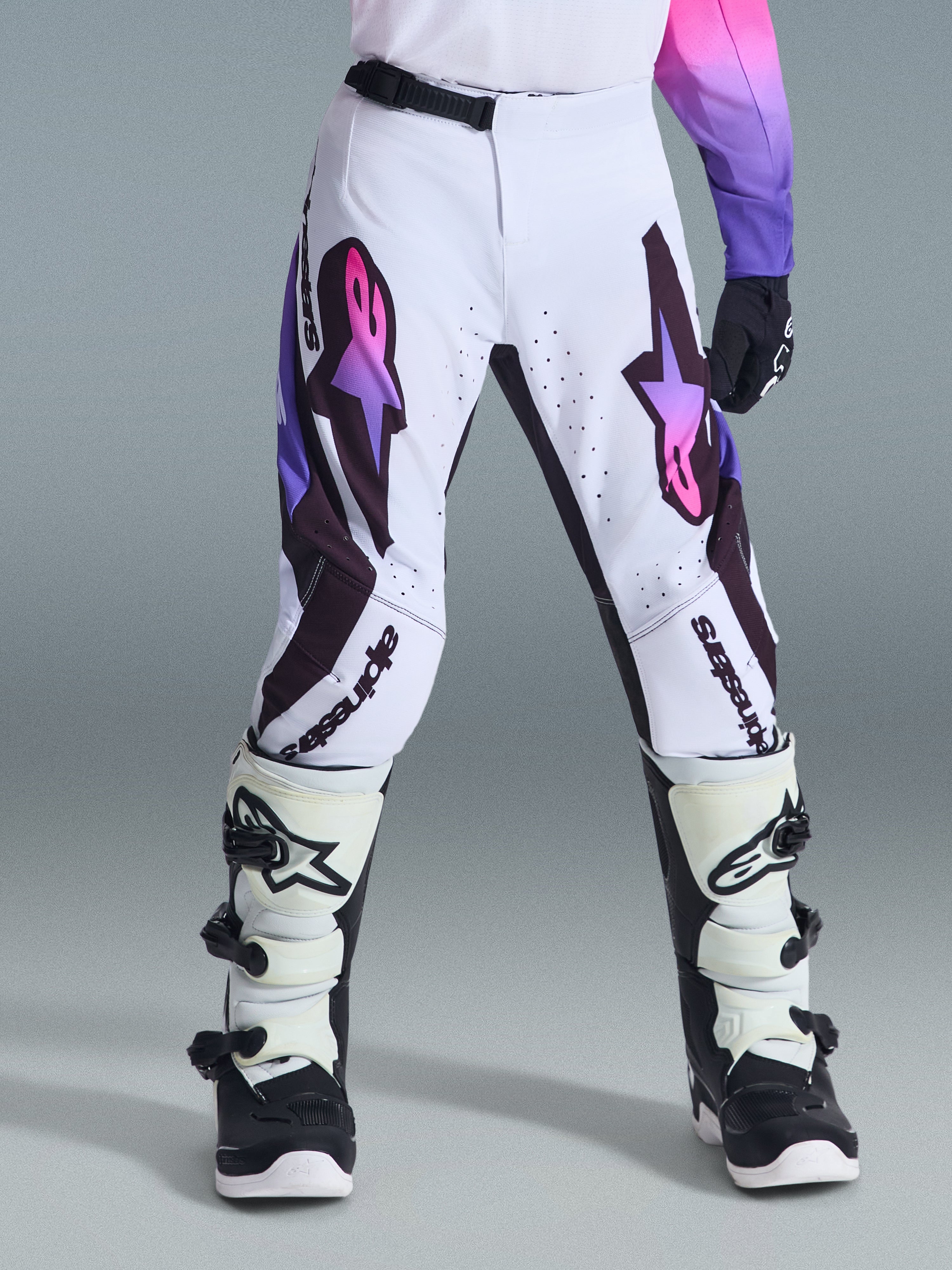2026 Youth Supertech Vista - White MX Pants | Alpinestars®