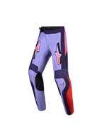 Alpinestars Jeugd Fluid Hunt broek, paars en roze motocrossbroek met duurzame 600D-polystof en ergonomische sport-fit.