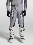 Alpinestars Jeugd Fluid Amber broek, grijze en zwarte motocrossbroek voor off-road rijden, duurzame 600D-polystof.