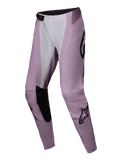 Alpinestars 2025 Stella Techstar Melt broek, motorcrossbroek voor dames, blush en wit met zwarte accenten, voorzien van lasergesneden perforaties, versterkte binnenknieën en iconische zwarte sterlogo's, ontworpen voor high-performance off-road racing