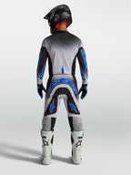 Alpinestars Supertech Hiten AFD Jersey and Gear Set, men's motocross outfit in black, white, and blue for performance.