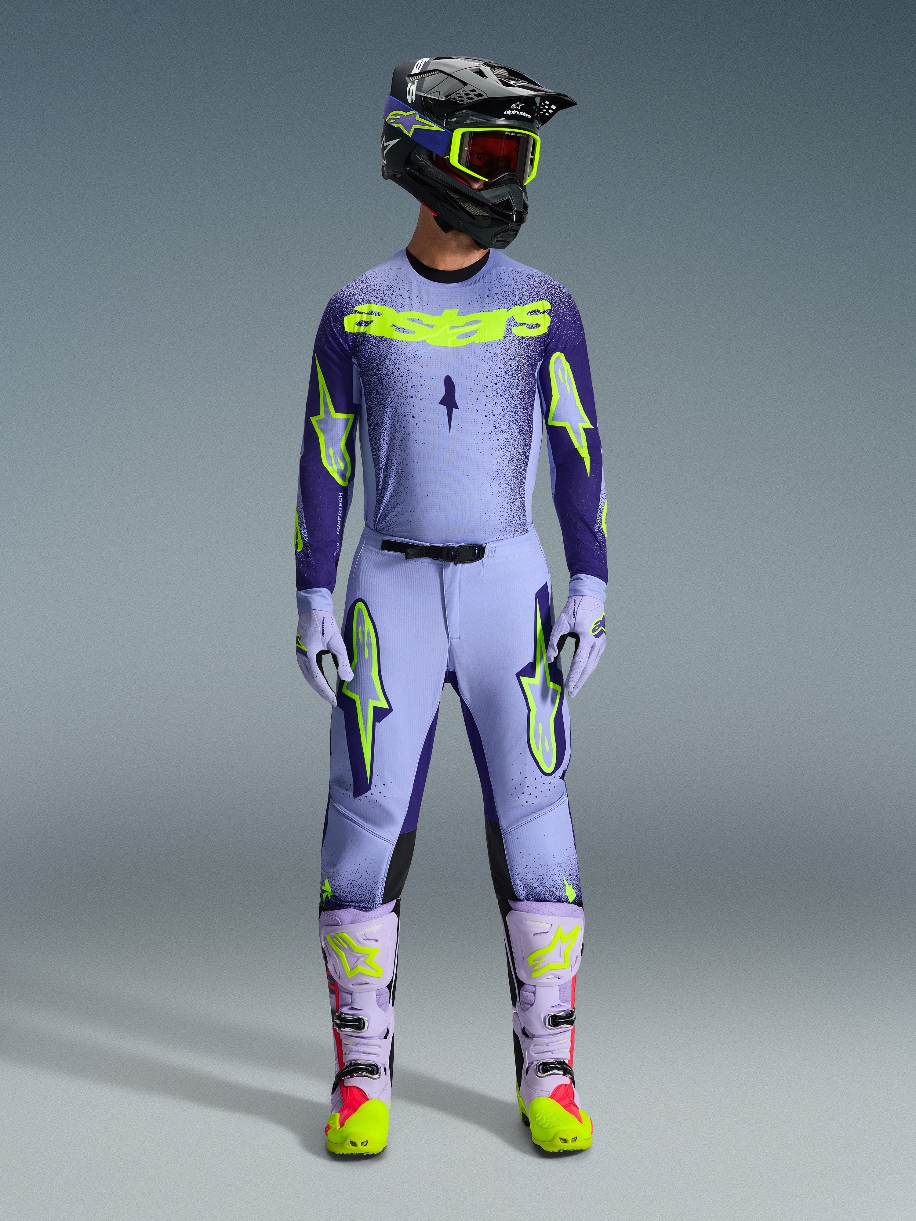 2026 Supertech Scenz - Purple MX Jersey | Alpinestars®