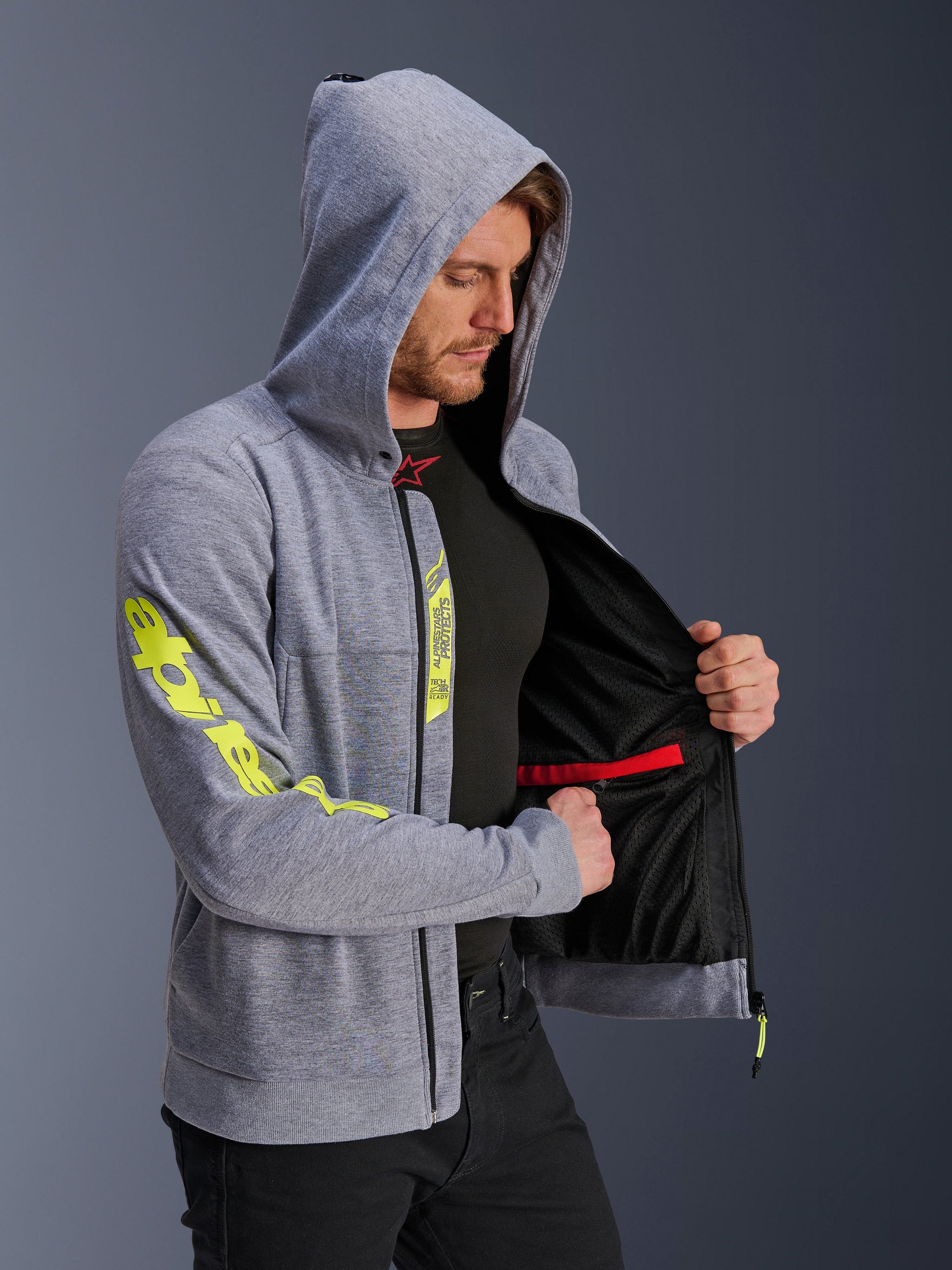 REVIEW Sweatshirt met polokraag in donkergrijs online kopen | P&C REVIEW Sweatshirt met polokraag in donkergrijs online kopen | P&C