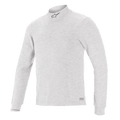 Alpinestars Race V3 Top met lange mouwen, basislaag voor autoracen, wit, opstaande kraag met klein logo, zachte vlamvertragende stof, minimalistisch sportief ontwerp