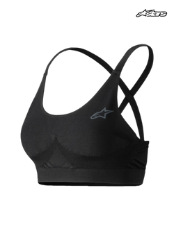 Alpinestars Stella TECH ZX Bh, dames auto-racing basislaag sport-bh, zwart, FIA-gecertificeerde vlamvertragende Lenzing FR constructie