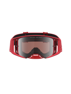 Alpinestars Supertech Vesta Goggles, Motocross, Red Fluo and Chrome Mirror Silver, featuring a high-grade mirrored lens.
