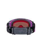 Alpinestars Supertech Lone Limited Edition veiligheidsbril, motocross- en supercrossgoggles, paars en zwart, camo strap met spiegelende roze lens