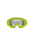 Alpinestars Vision 3 Wordmark Goggles, motorcrossbril, fluogeel en helder, fel neongeel frame, heldere anticondenslens, brede geweven band, off-road race-uitrusting