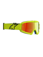 Alpinestars Vision Youth Vesta Goggles, Youth Motocross Goggles, Yellow Fluo and Red Mirror, anti-fog lens and adjustable strap.