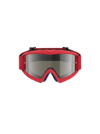 Alpinestars Vision Youth Vesta Goggles, Youth Motocross Goggles, Red Fluo and Mirror Silver, anti-fog lens with tear-off posts.