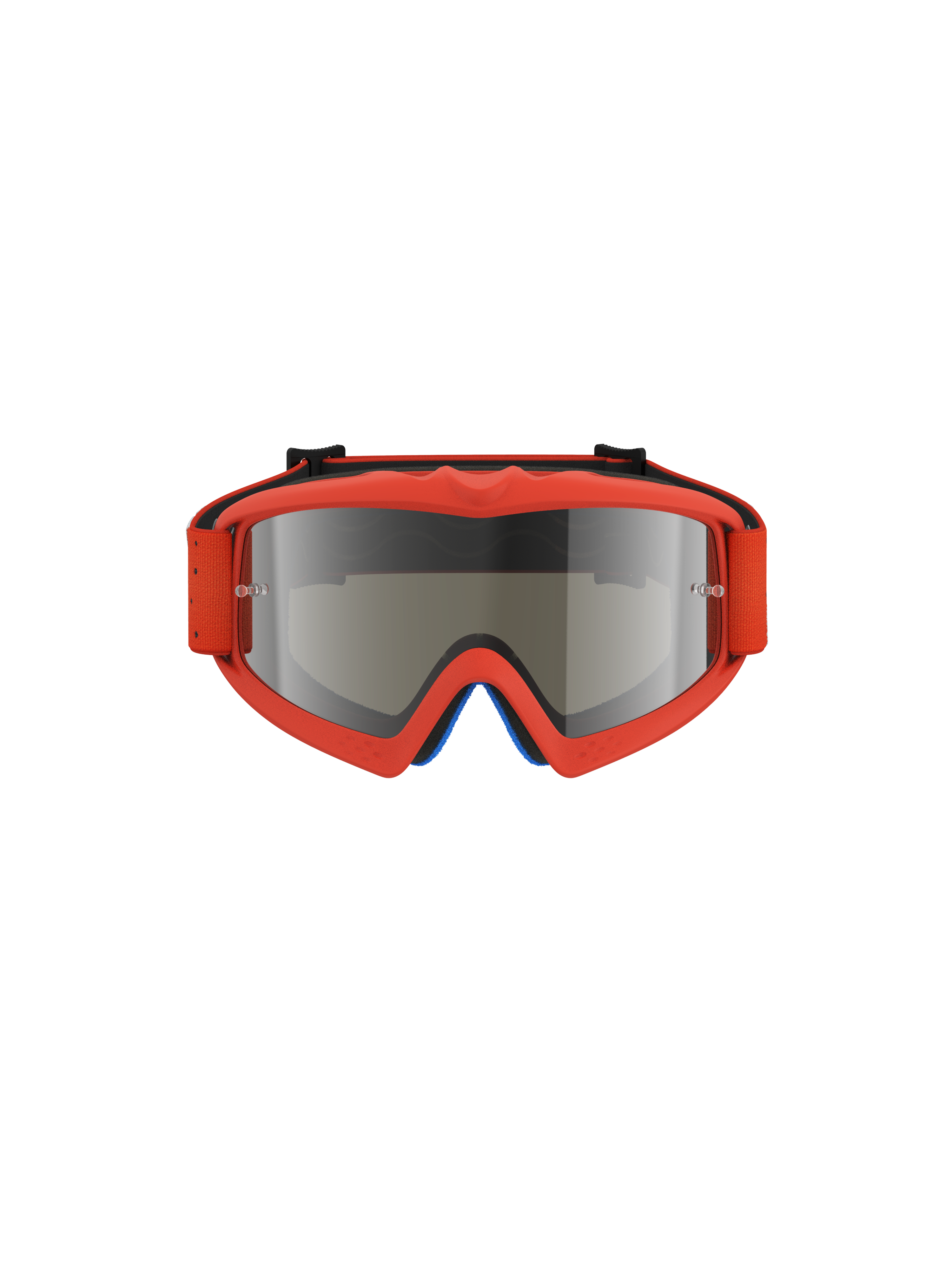 Alpinestars Jeugd Vision Vesta veiligheidsbril, oranje motorcrossbril voor kinderen met een zilveren spiegelende anti-condenslens en ergonomisch frame.