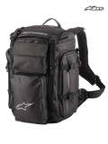 Alpinestars Rover Overland rugzak, adventure touring motorrugzak, zwart, met 39 liter capaciteit, roltopontwerp en duurzame textielconstructie
