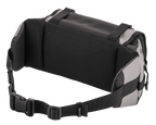 Alpinestars Tech Tool Pack, grijs zwart, achteraanzicht met air mesh rugpaneel voor ventilatie en comfort, verstelbare heupriem met robuuste gesp, duurzame textielconstructie voor off-road en enduro gebruik