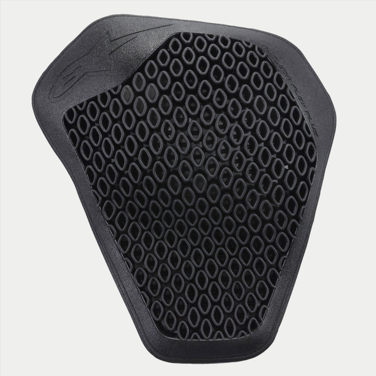 Alpinestars Nucleon Flex Plus schouderbeschermer, zwart, motorprotector-inzetstuk met een geperforeerde open honingraatstructuur, flexibel en ergonomisch ontwerp voor impactbescherming