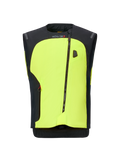 Alpinestars Tech-Air 3 V2 Systeem, motorfiets airbagvest, neongeel en zwart, voorzien van een diagonale ritssluiting, autonoom elektronisch beschermingssysteem en een strakke moderne constructie voor gebruik op de weg