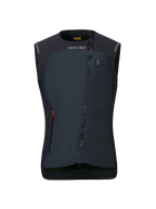 Alpinestars Stella Tech-Air 3 V2 Systeem, zwart motorairbagvest voor dames, vooraanzicht met een diagonale ritssluiting, Tech-Air 3-branding en een led-statusindicator op de borst