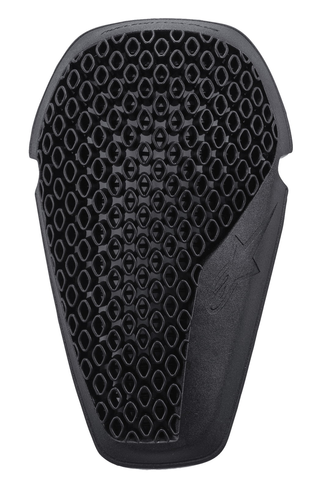 Alpinestars Nucleon Flex Plus kniebeschermers, zwart, motor protectie-insert met een geventileerde open-cel honingraatstructuur, ergonomische vorm met geëmbosseerd sterlogo, flexibel en laag profiel ontwerp voor impactbescherming