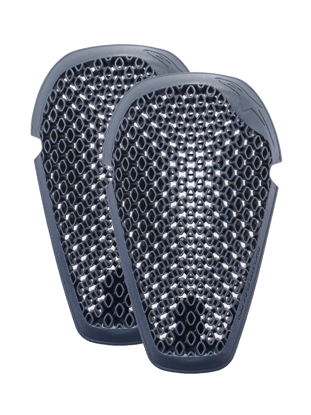 Alpinestars Nucleon Flex Pro kniebeschermers, antracietgrijs, paar ergonomische motorbeschermers met een geventileerde honingraat open-celstructuur voor luchtstroom en lichtgewicht bescherming