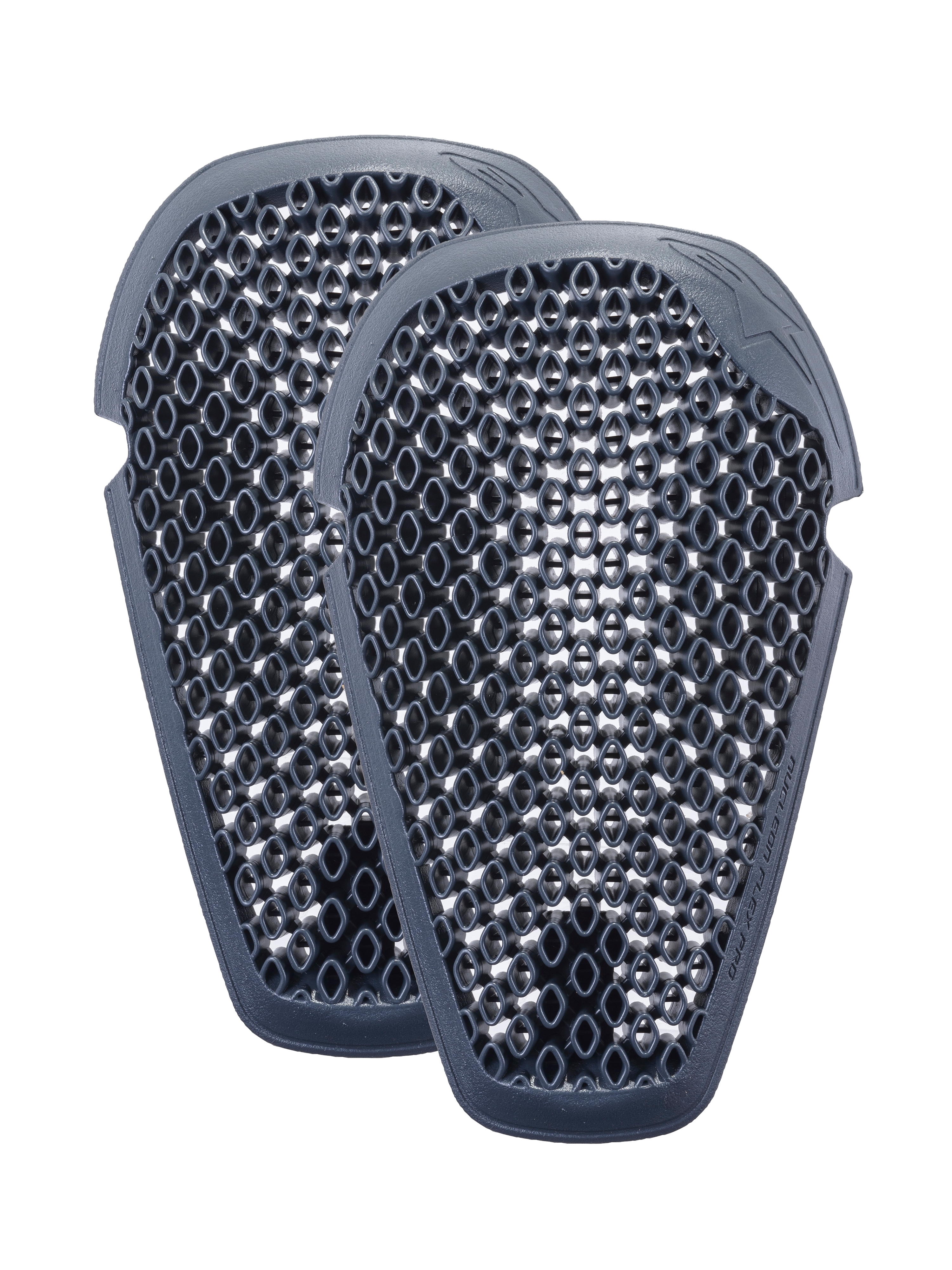 Alpinestars Nucleon Flex Pro kniebeschermers, antracietgrijs, paar ergonomische motorbeschermers met een geventileerde honingraat open-celstructuur voor luchtstroom en lichtgewicht bescherming