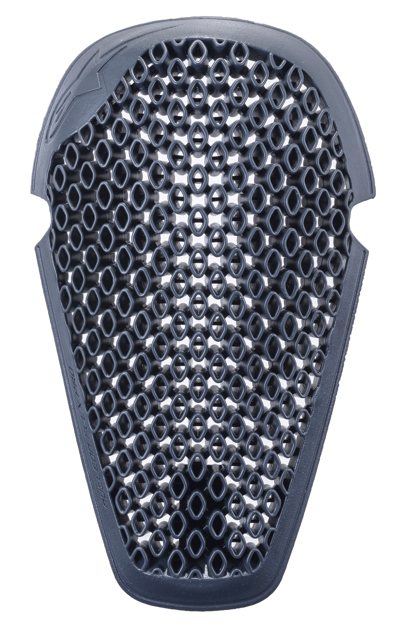 Alpinestars Nucleon Flex Pro kniebeschermer, antraciet, met een geventileerd open honingraatontwerp, ergonomische vorm voor impactbescherming op de motor, lichtgewicht en flexibele constructie