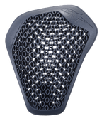 Alpinestars Nucleon Flex Pro schouderprotector, antraciet, losse protectie-insert met geventileerde honingraatstructuur, ergonomisch en flexibel ontwerp voor motorkleding