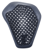 Alpinestars Nucleon Flex Pro schouderbeschermer, antraciet, voorzien van een sterk geventileerd open-structuurontwerp, flexibele en lichtgewicht ergonomische constructie voor impactbescherming op de motor
