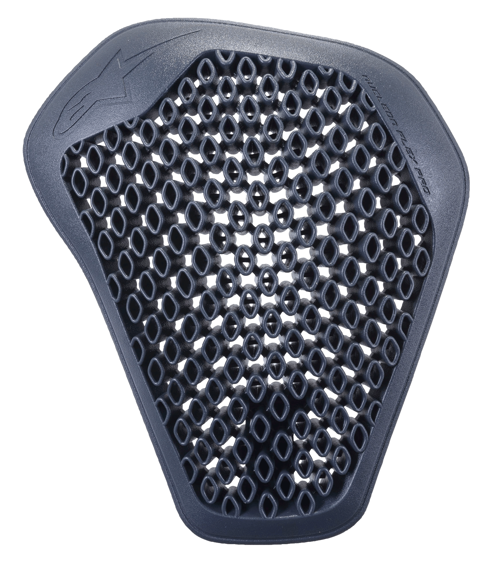 Alpinestars Nucleon Flex Pro schouderbeschermer, antraciet, voorzien van een sterk geventileerd open-structuurontwerp, flexibele en lichtgewicht ergonomische constructie voor impactbescherming op de motor