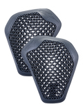 Alpinestars Nucleon Flex Pro schouderbeschermers, paar antracietgrijze inserts met honingraatcelstructuur, lichtgewicht en geventileerd ergonomisch ontwerp voor motorjassen