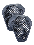 Alpinestars Nucleon Flex Pro schouderbeschermers, paar antracietgrijze inserts met honingraatcelstructuur, lichtgewicht en geventileerd ergonomisch ontwerp voor motorjassen
