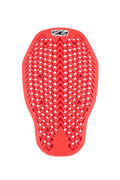 Alpinestars Nucleon Plasma rugbeschermer inzetstuk, motorfiets rugprotector, rood, flexibel zigzag-meshontwerp met ventilatieopeningen, CE Level 2 gecertificeerde impactbescherming, ergonomisch inzetstuk voor motorjassen