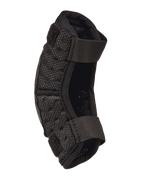 Alpinestars Youth Bionic Action Kickstart elleboogbeschermer, zwarte motorcross elleboogbeschermer, zijaanzicht met dubbele elastische banden en flexibele geperforeerde vulling, duurzame off-road beschermende uitrusting voor kinderen