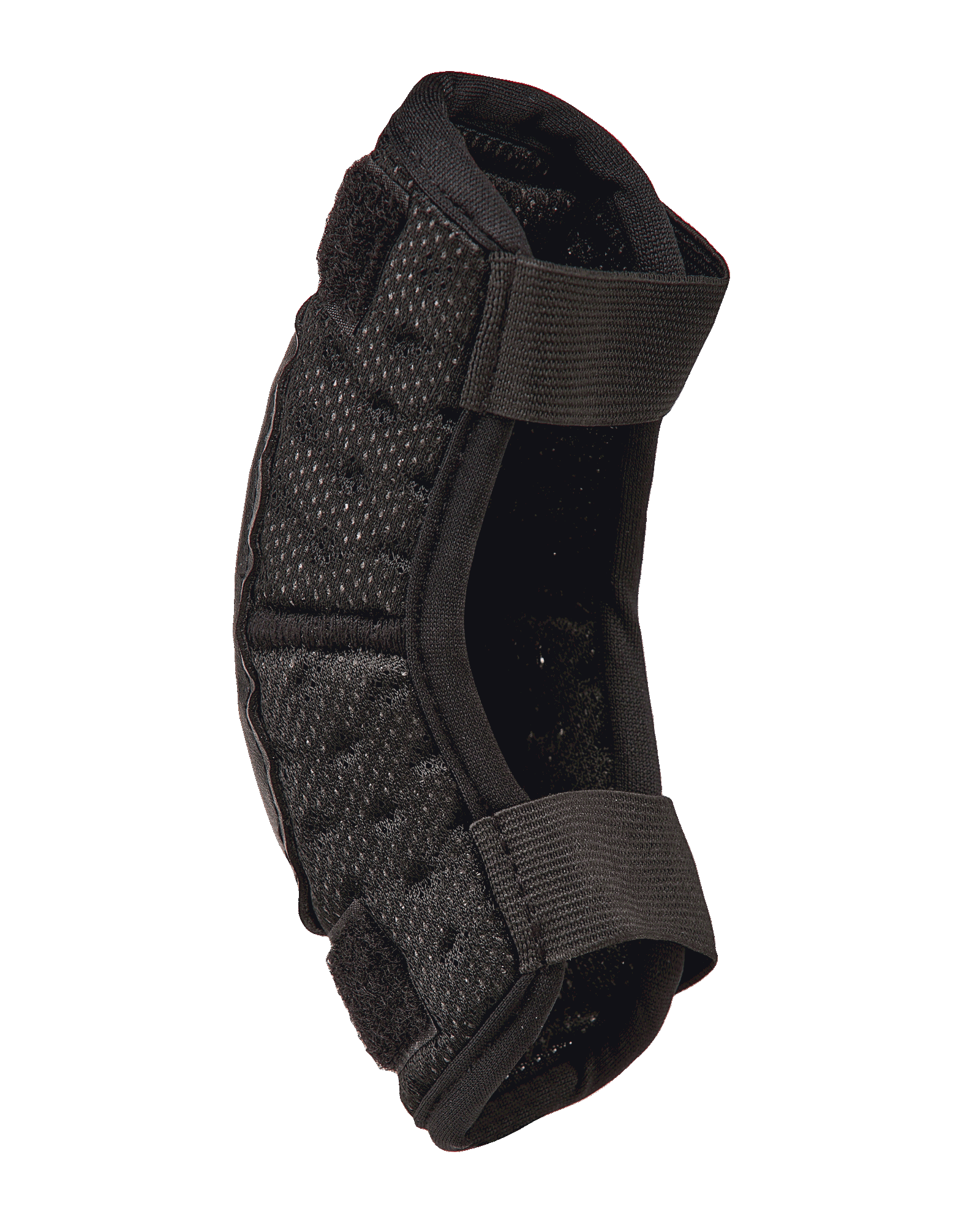 Alpinestars Youth Bionic Action Kickstart elleboogbeschermer, zwarte motorcross elleboogbeschermer, zijaanzicht met dubbele elastische banden en flexibele geperforeerde vulling, duurzame off-road beschermende uitrusting voor kinderen