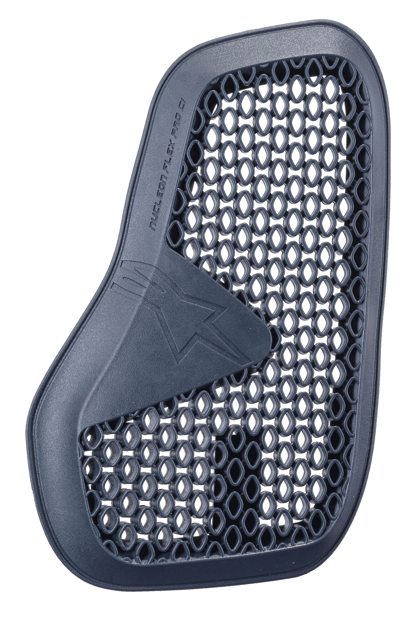 Alpinestars Nucleon Flex Pro Ci protector, motor-borstbeschermer, antraciet, donkergrijze beschermende pad met honingraatpatroon, gebogen ergonomisch ontwerp met geëmbosseerd sterlogo, zeer geventileerde microstructuur