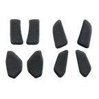 Alpinestars BNS Soft Pad Set, vervangende comfort vulling voor nekbescherming, zwart, set gevormde pads met getextureerde stof, ontworpen voor het BNS Tech 2-systeem, MTB en off-road beschermingsaccessoire
