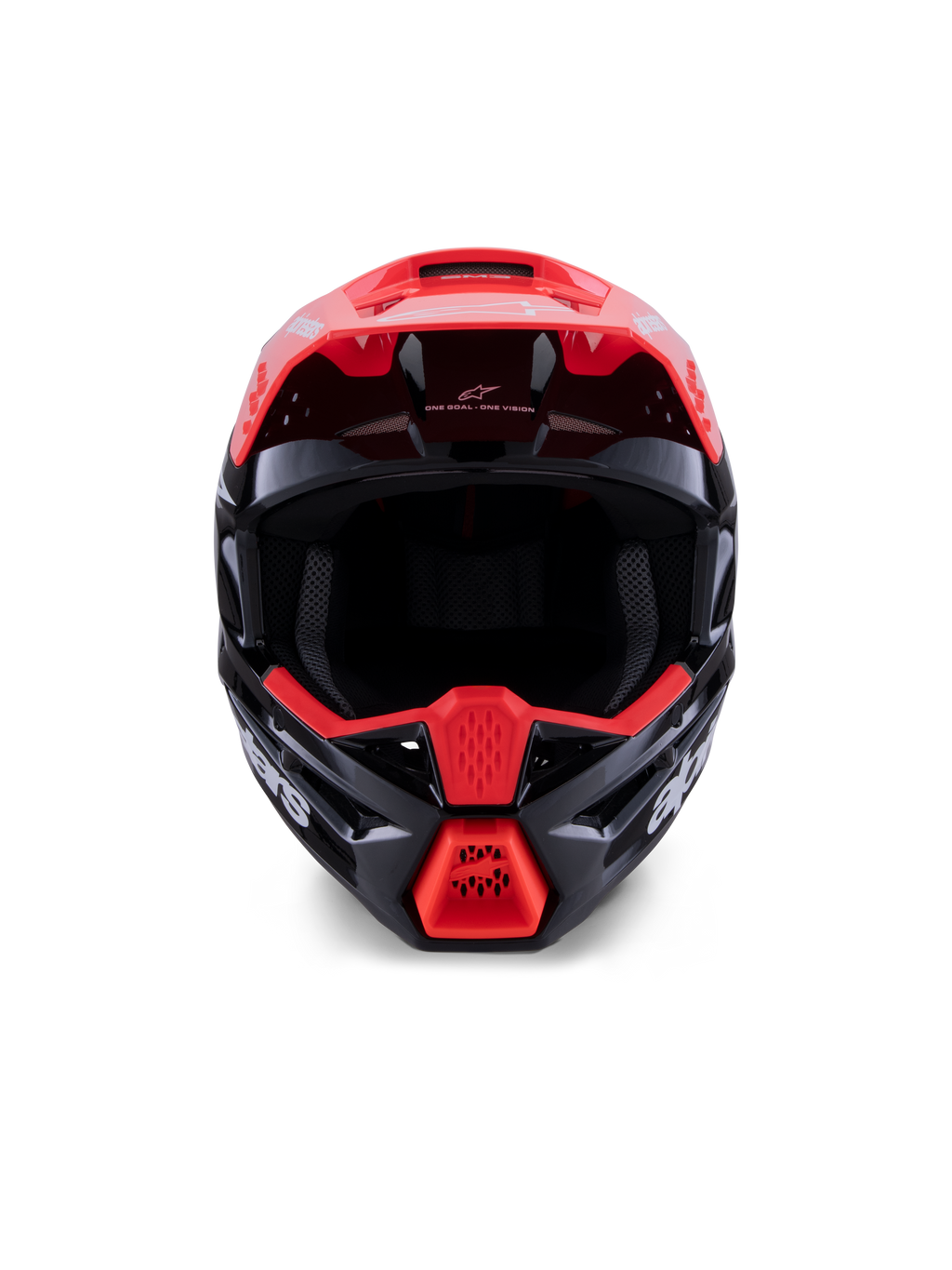 XS / Black Red Fluo White Glossy