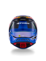 Supertech M10 Era ECE 22.06 Helmet Blue Red Yellow Fluo Glossy