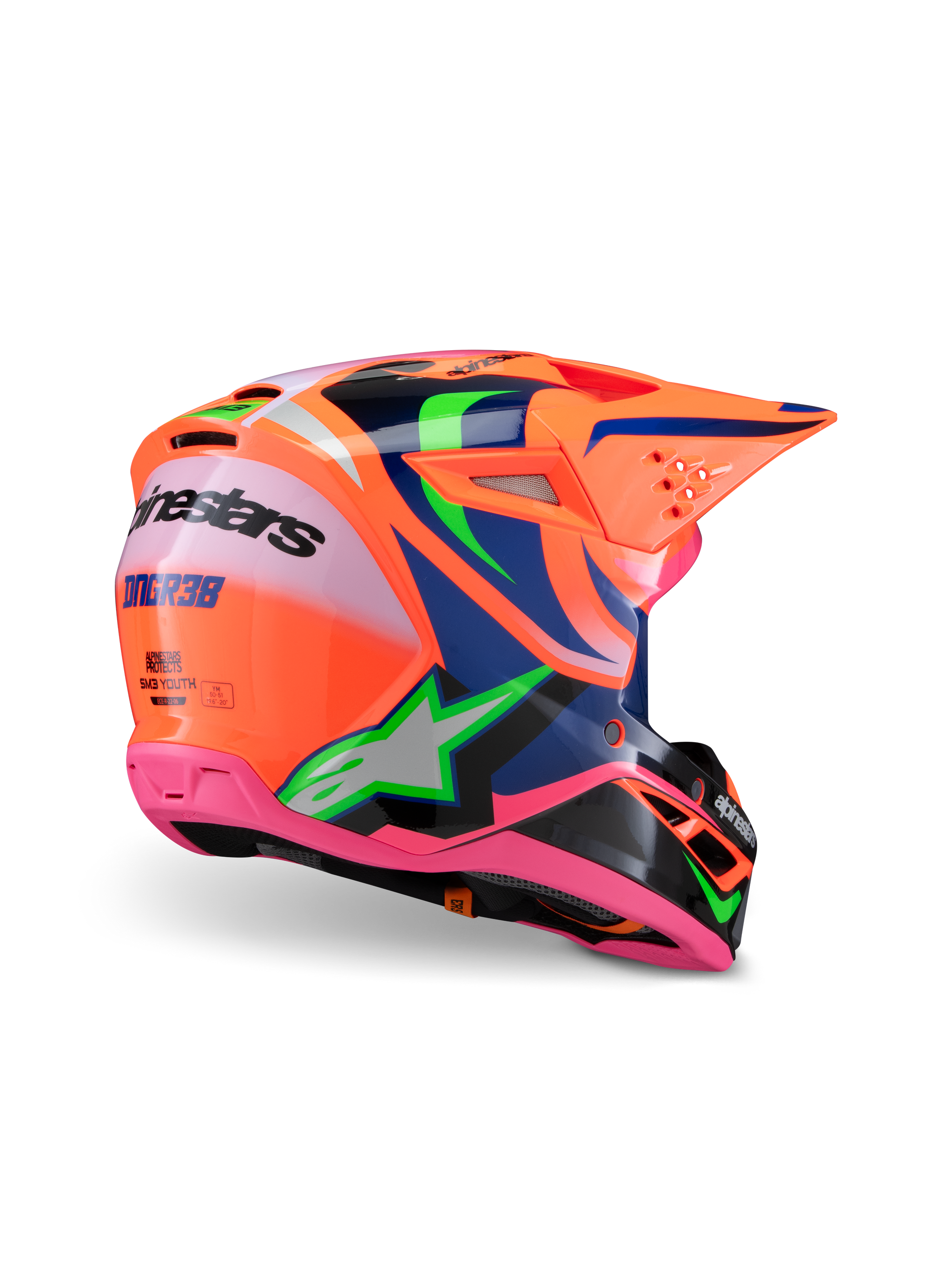 Jeugd SM3 Deegan Helm ECE06