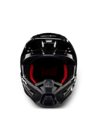 Alpinestars S-M5 Corp helm, motocrosshelm, donkergrijs glanzend met rood interieur, ECE 22.06-gecertificeerd