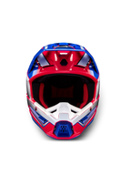 Alpinestars S-M5 Sail motocrosshelm, off-road helm in wit, roze en blauw, ECE 22.06-gecertificeerd.