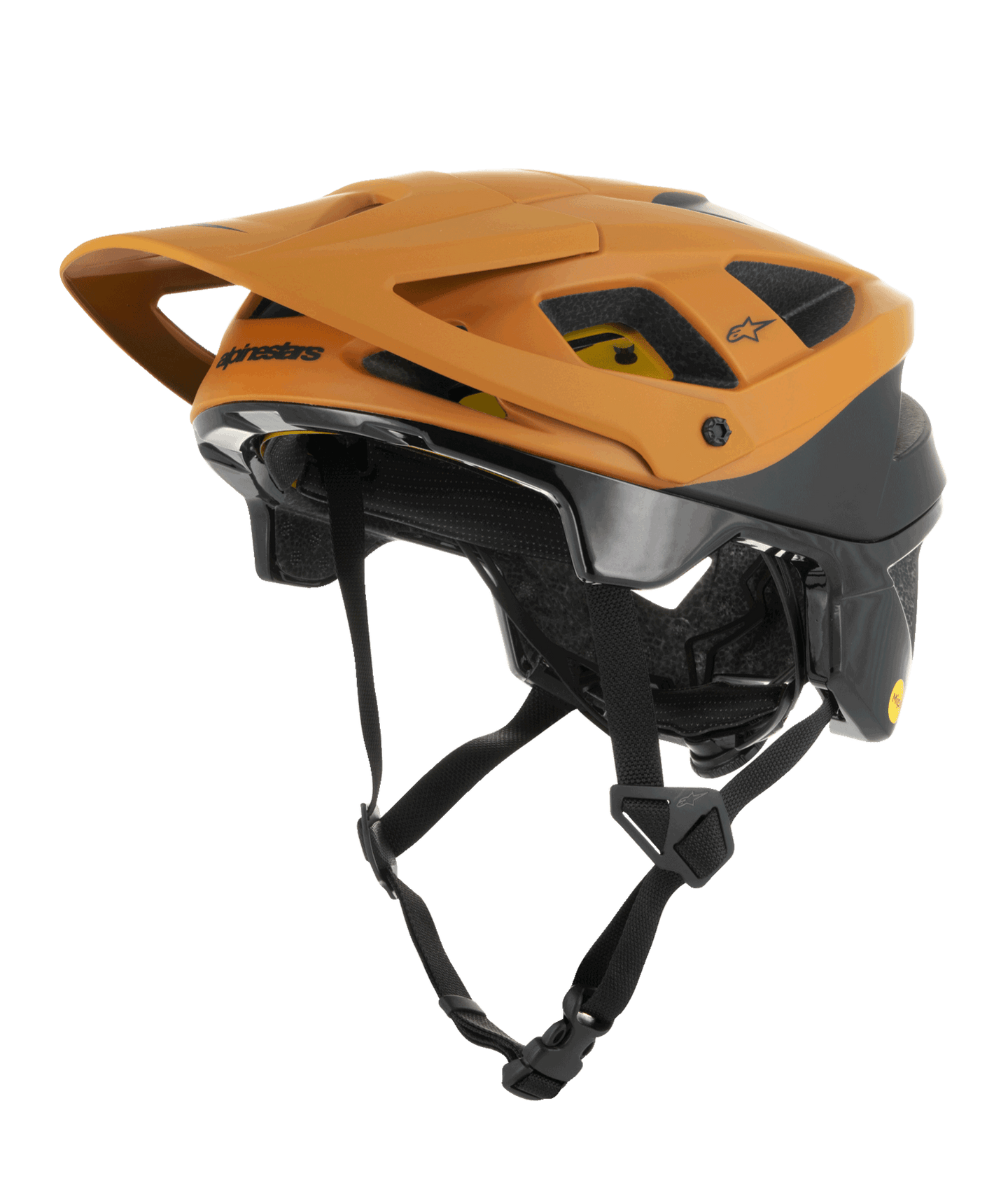 bike helmet with large visor Vector Tech Zeal - Black Cycling Helmet