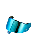 Alpinestars Supertech R10/R7 Absolute Vision Shield Gen2.1-R, Mirror Blue motorcycle helmet visor, high-impact polycarbonate construction with optical filtering technology
