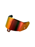 Alpinestars Absolute Vision Shield V2, reserve motorhelmvizier met rode spiegelende afwerking voor S-R10 en S-R7 helmen, synthetische constructie