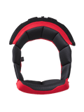 Alpinestars S-R7 kroonpad ECE DOT, motorhelm reservebinnenvoering, zwart en rood