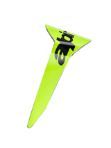 Alpinestars Supertech R10 Arius Standaard Spoiler, motorhelmaccessoire, fluorgeel en zwart, aerodynamisch race-onderdeel met een gestroomlijnd profiel en opvallende graphics, vervangingsonderdeel voor S-R10 helmen