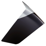 Alpinestars Supertech R10 Element Race Spoiler, motorhelm accessoire, zwart carbon en glanzend zilver, gestroomlijnd aerodynamisch vleugelvormig ontwerp, glanzende afwerking, vervangingsonderdeel voor S-R10 racehelmen