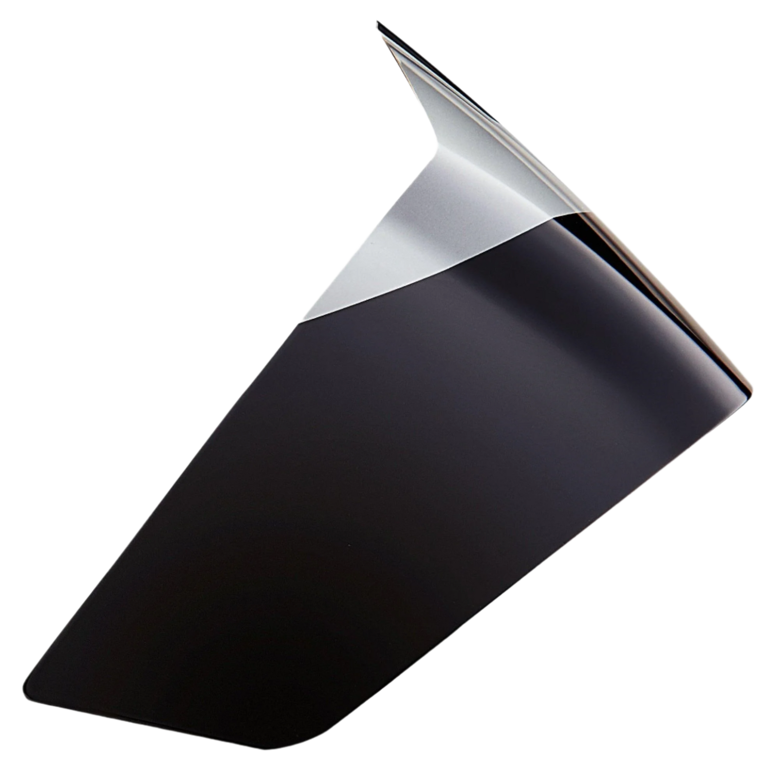 Alpinestars Supertech R10 Element Race Spoiler, motorhelm accessoire, zwart carbon en glanzend zilver, gestroomlijnd aerodynamisch vleugelvormig ontwerp, glanzende afwerking, vervangingsonderdeel voor S-R10 racehelmen