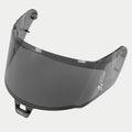 Alpinestars Supertech R10 AFHS-01 Shield, helmaccessoire, Dark Smoke, gebogen vervangingsvizier met transparante donkere tint, anti-kraslaag en bevestigingsmateriaal voor ritten overdag