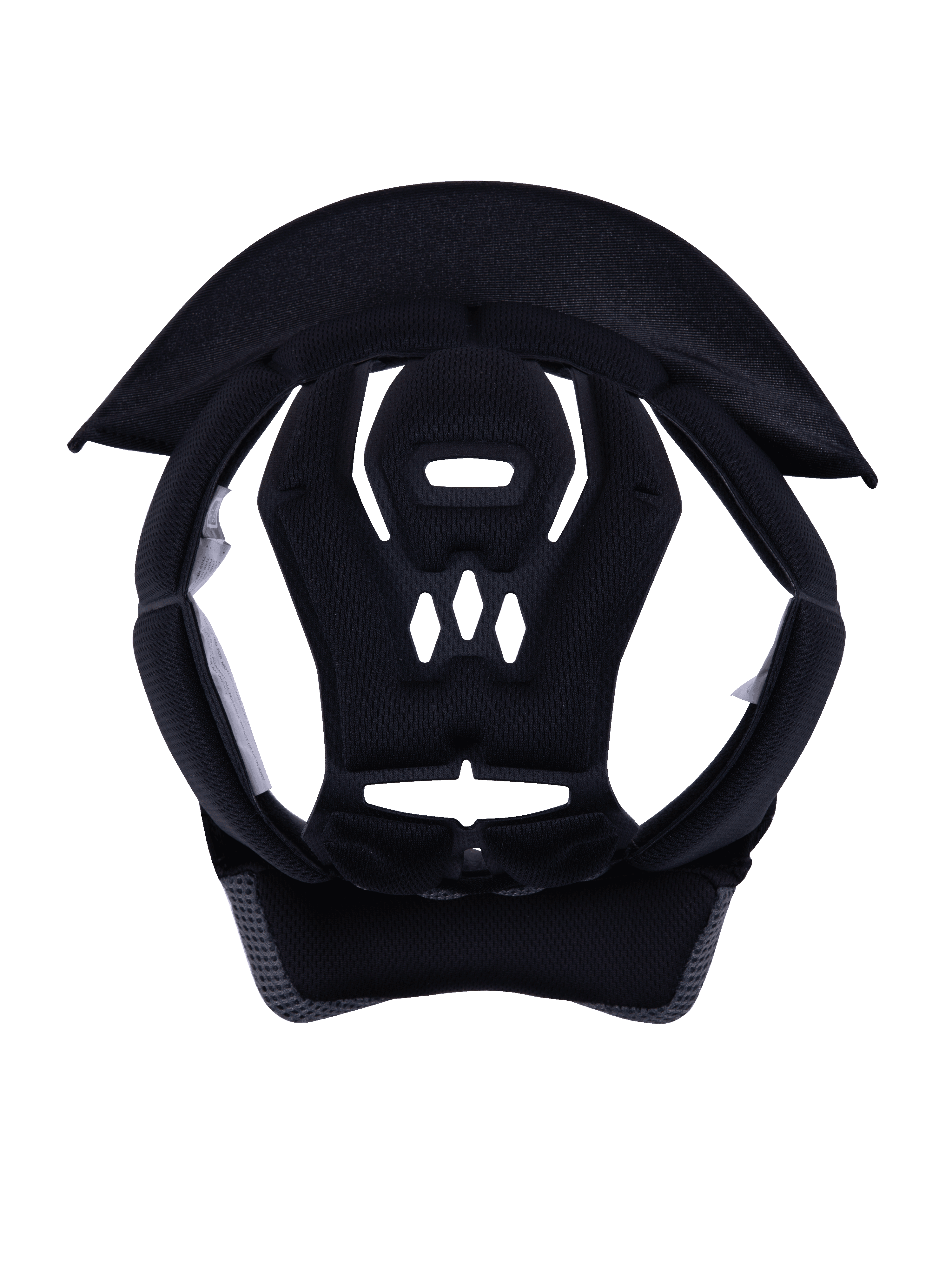 Alpinestars S-M3 Youth Crown Pad, helmaccessoire, grijs, vervangende binnenvoering met gestructureerde mesh-vulling, ovale vorm met geometrische ventilatie-uitsparingen voor ademend vermogen, ontworpen voor SM3 Jeugd motorcrosshelmen
