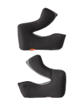 Alpinestars S-M3 wangkussenset +5MM, vervangende kussens voor motorcrosshelm, zwart getextureerd textiel met grijze mesh randen, ergonomisch gevormd ontwerp, vochtafvoerend materiaal voor extra comfort en een stevige pasvorm